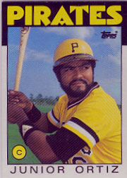 1986 Topps Baseball Cards      682     Junior Ortiz
